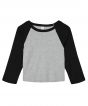 Athletic Heather/Black Colour Sample