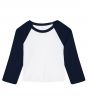 White/Navy Colour Sample