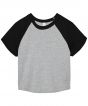 Athletic Heather/Black Colour Sample