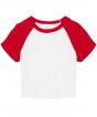 White/Red Colour Sample