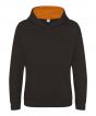 Jet Black / Orange Crush Colour Sample