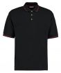 Black/ Bright Red Colour Sample