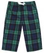 Green/Navy Check Colour Sample