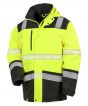 Fluorescent Yellow/Black Colour Sample