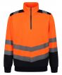 Orange/Navy Colour Sample