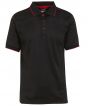 Black/Classic Red Colour Sample