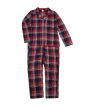 Red/Navy Check Colour Sample