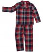 Red/Navy Check Colour Sample