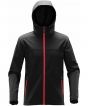 Black/Bright Red Colour Sample