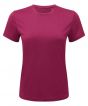 Raspberry/Black Melange Colour Sample
