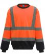 Orange/Navy Colour Sample