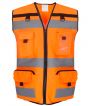 Hi-vis Orange Colour Sample