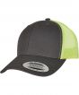 Charcoal/Neon Green Colour Sample